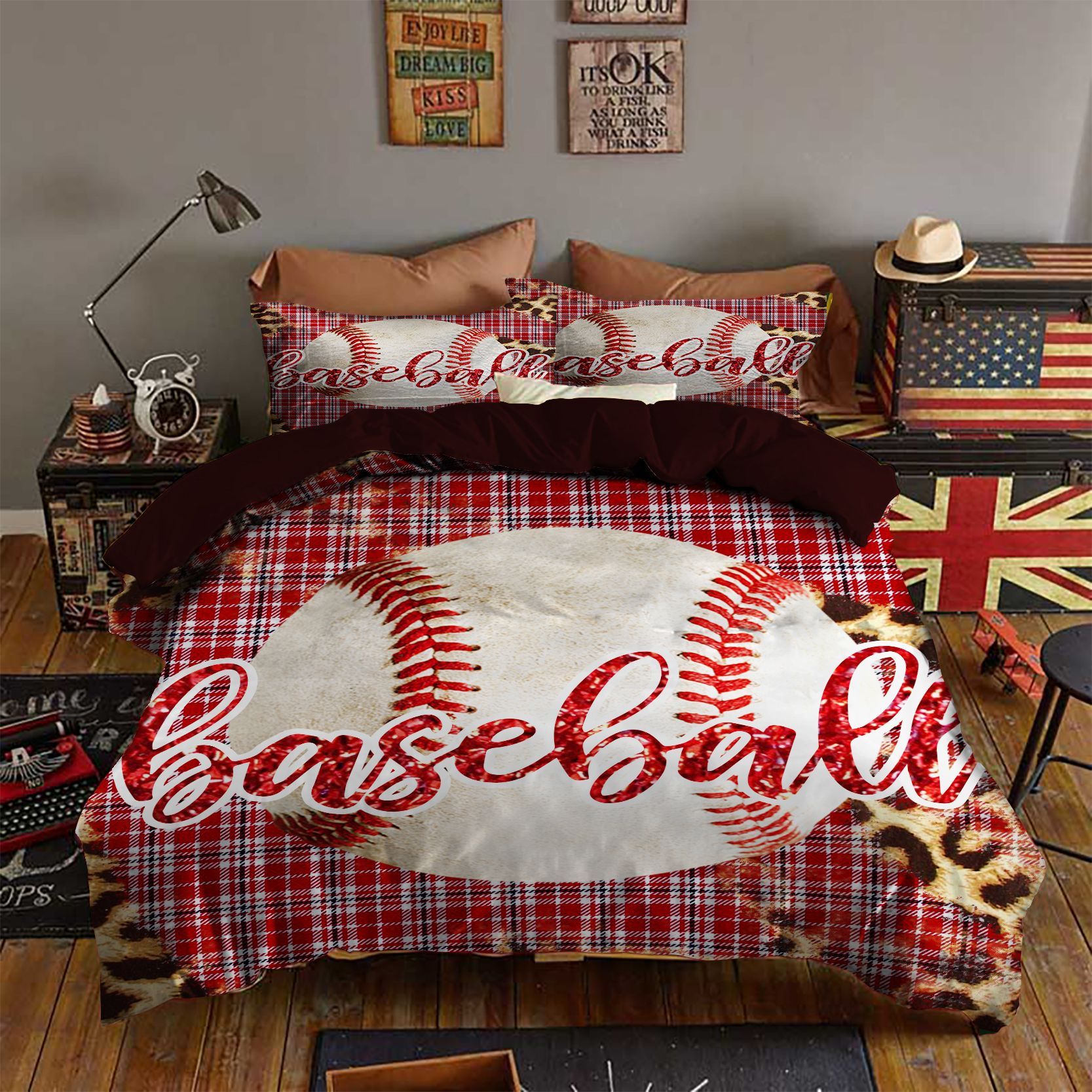 Baseball Bedding Set