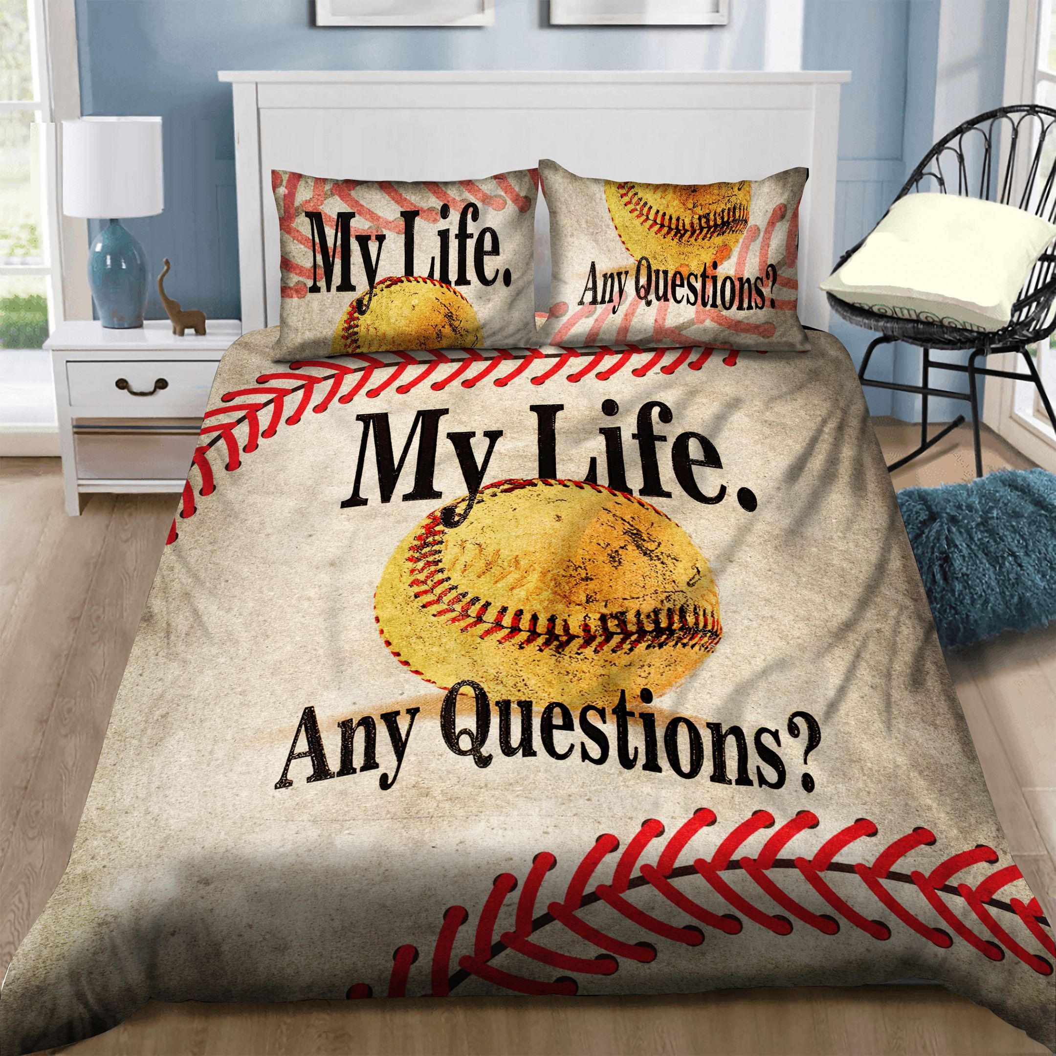 Baseball Bedding Set