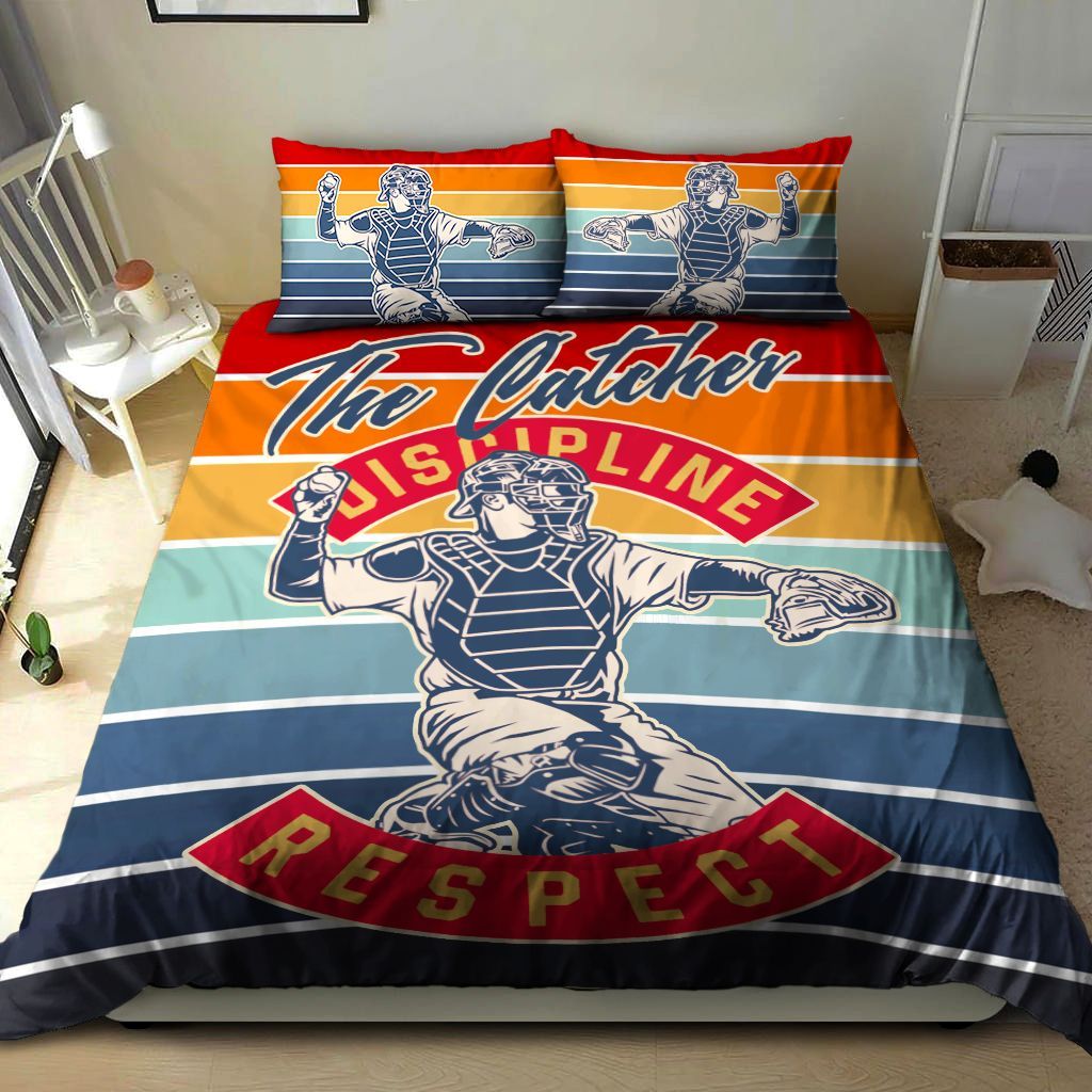 Baseball Catcher Bedding Set