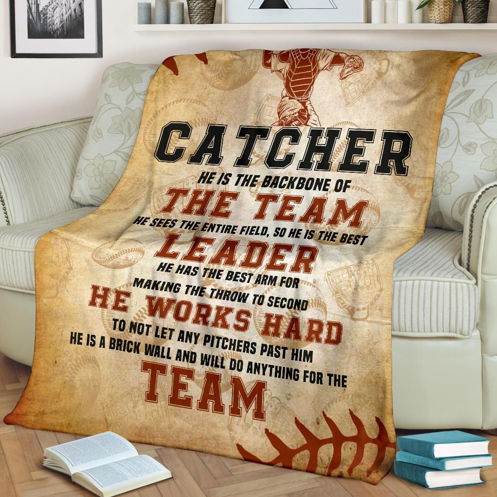 Baseball Catcher Quilt Blanket DHC020120100TD