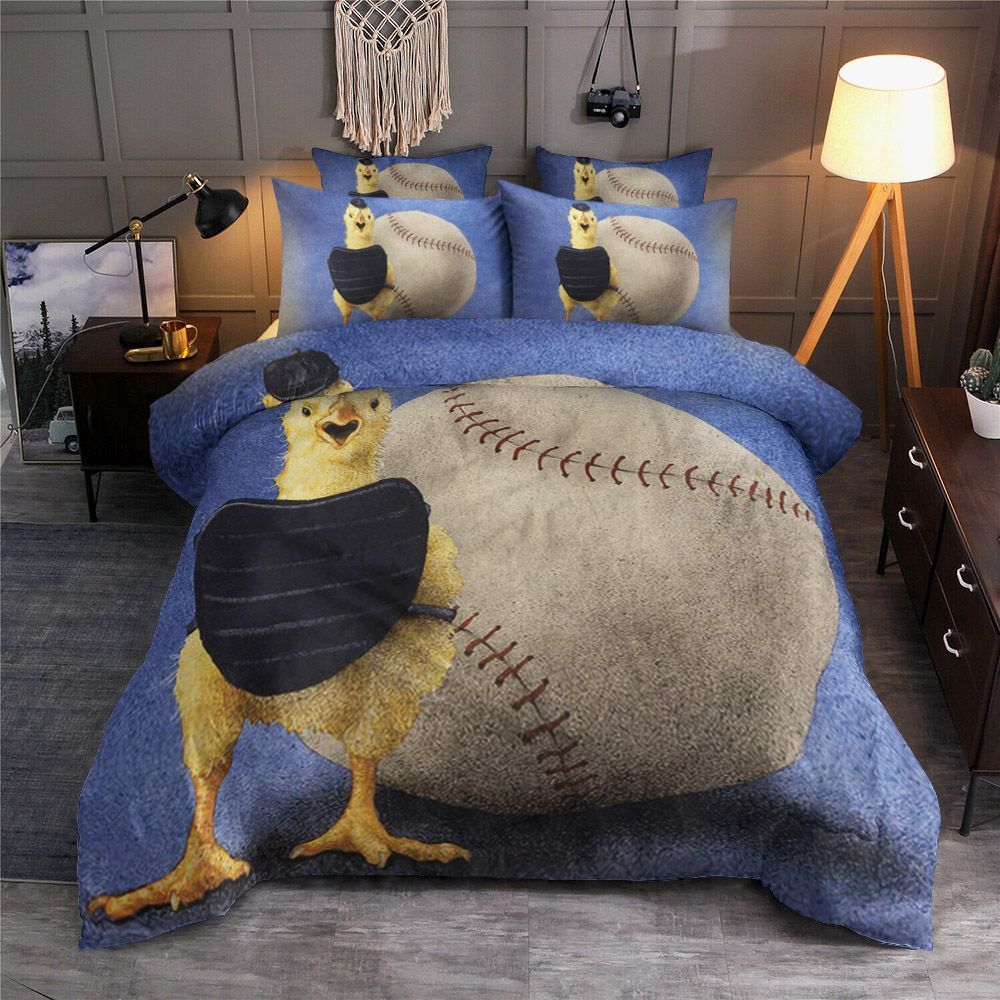 Baseball Chicken Bedding Set