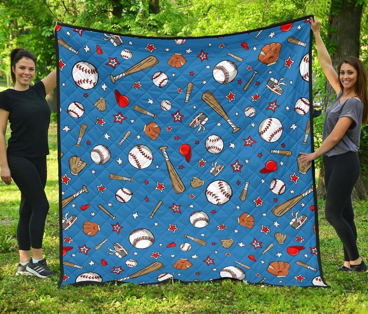 Baseball CL12100051MDQ Quilt Blanket