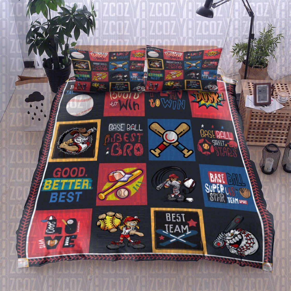 Baseball Bedding Set