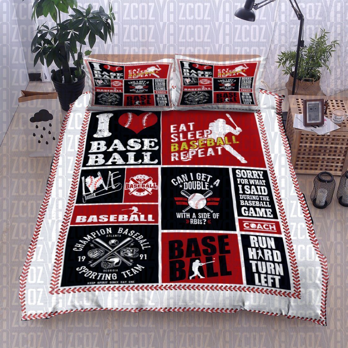 Baseball Bedding Set