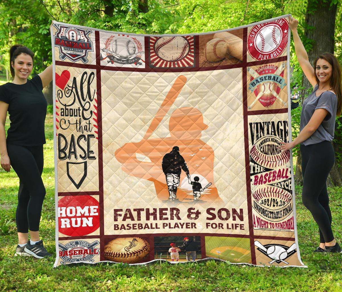 Baseball CLA1410009Q Quilt Blanket