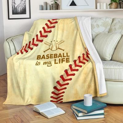 Baseball Sherpa Fleece Blanket