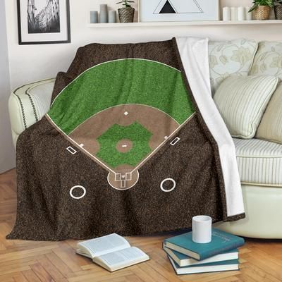Baseball Sherpa Fleece Blanket