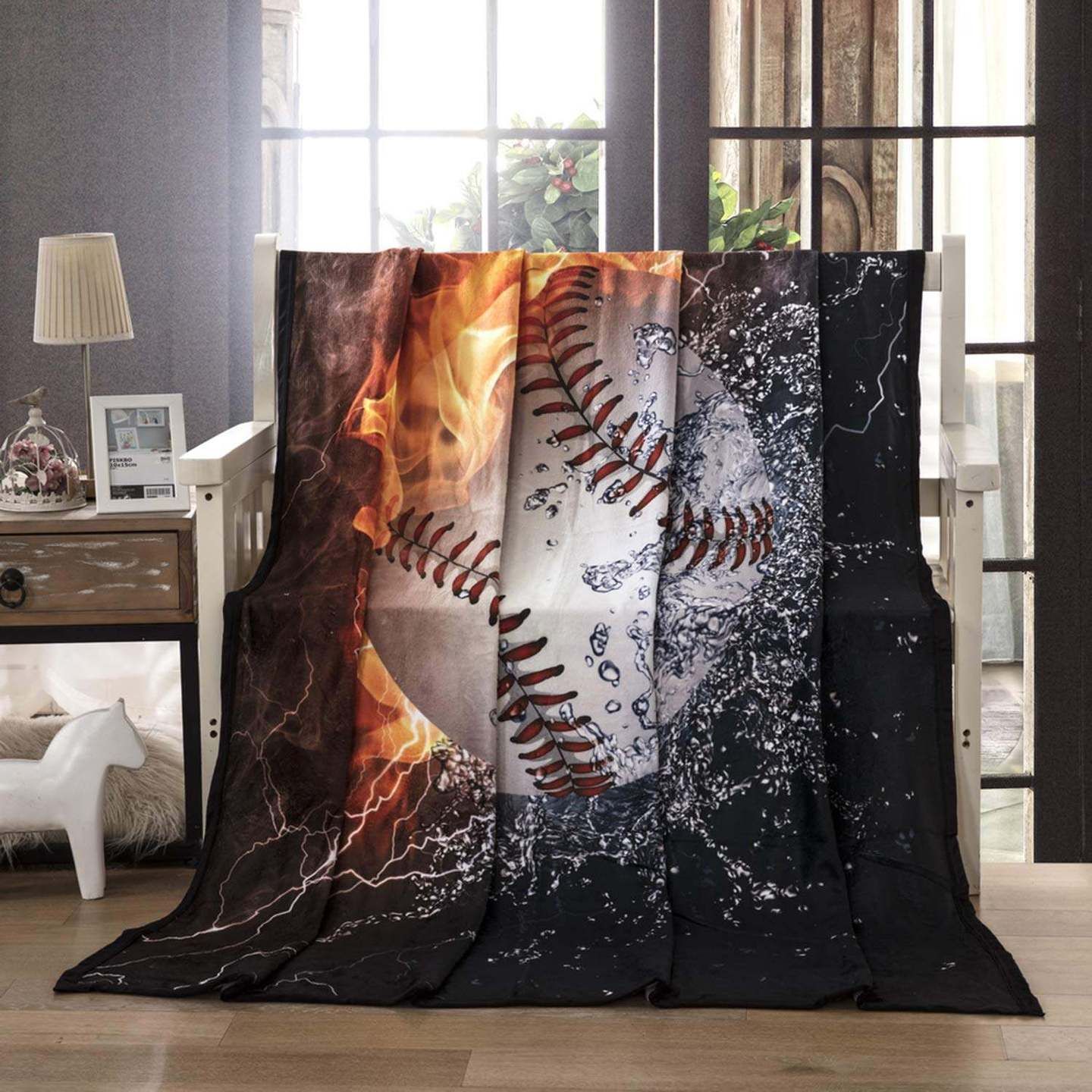 Baseball Sherpa Fleece