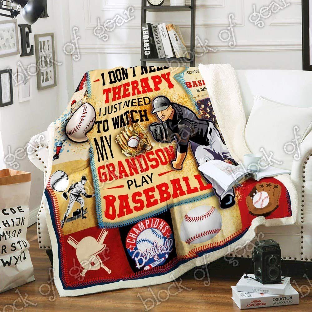 Baseball Sherpa Fleece