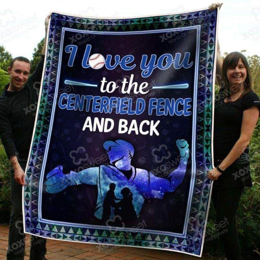 Baseball Sherpa Fleece Blanket