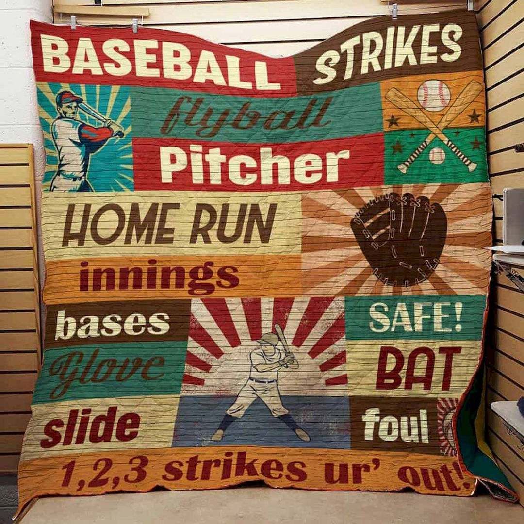 Baseball CLD280639 Quilt Blanket