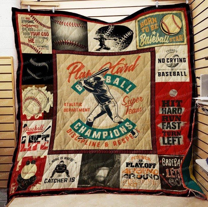 Baseball CLH091006Q Quilt Blanket