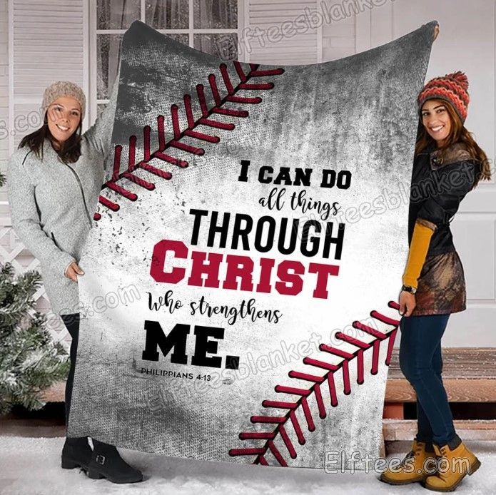 Baseball Sherpa Fleece Blanket