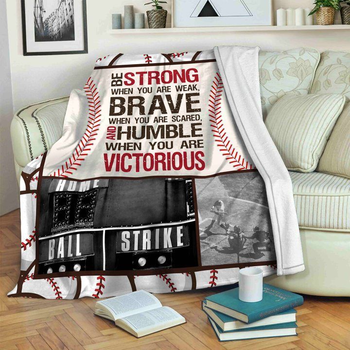 Baseball Sherpa Fleece Blanket