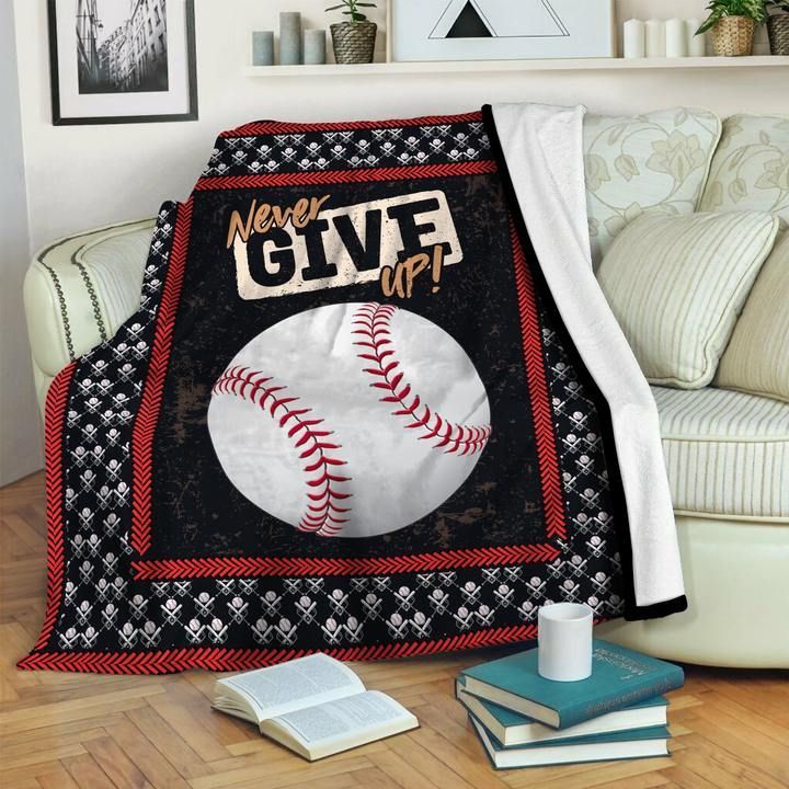 Baseball Sherpa Fleece Blanket