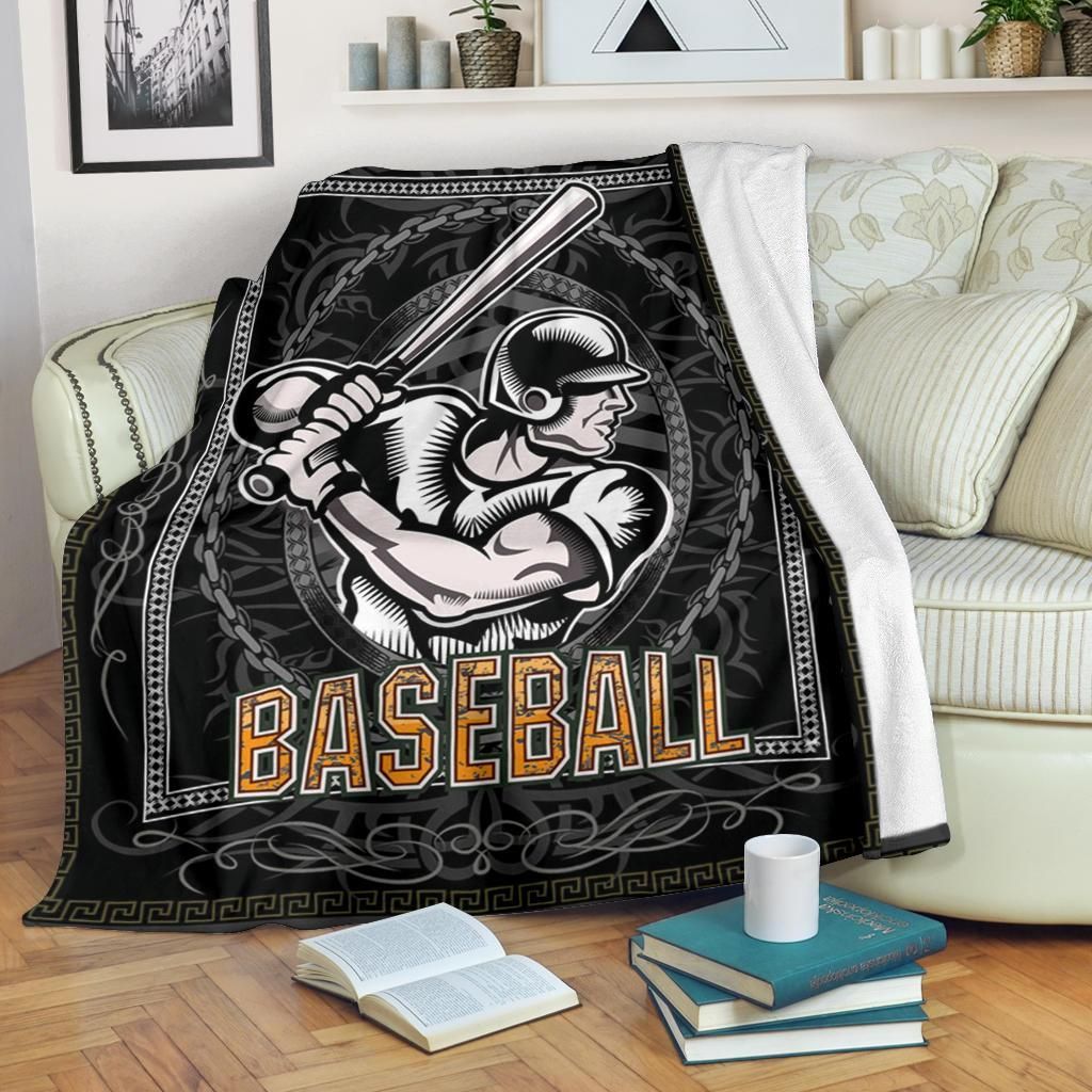 Baseball Sherpa Fleece Blanket
