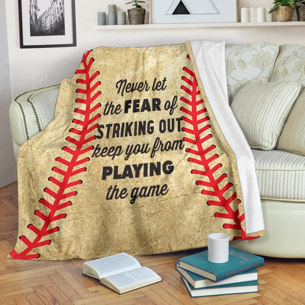 Baseball Sherpa Fleece Blanket