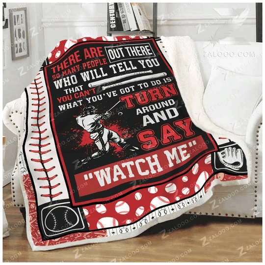 Baseball Sherpa Fleece Blanket