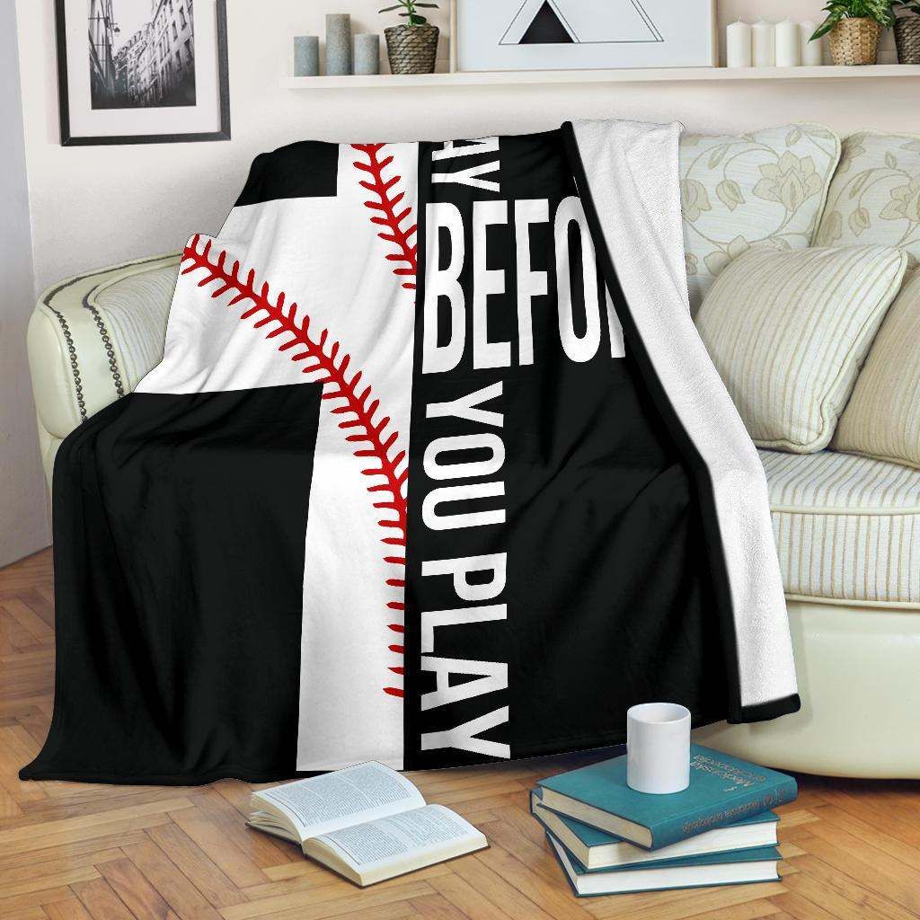 Baseball Sherpa Fleece