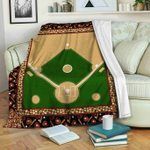 Baseball Sherpa Fleece Blanket