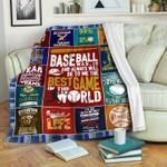 Baseball Sherpa Fleece Blanket