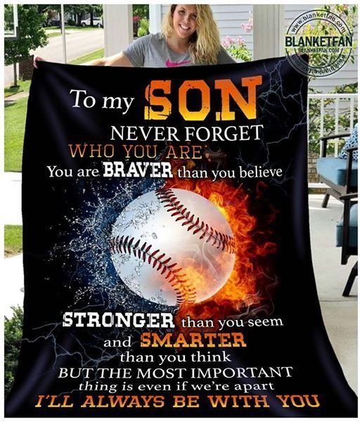 Baseball Sherpa Fleece Blanket
