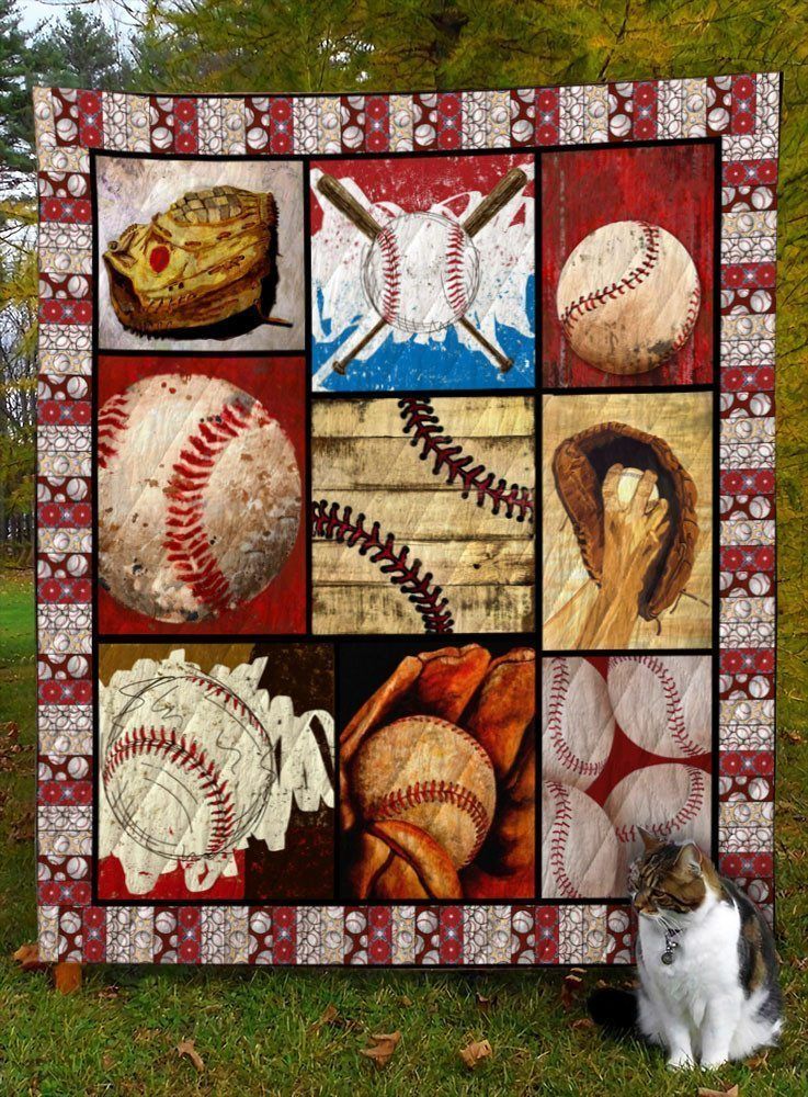 Baseball D8037 Quilt Blanket