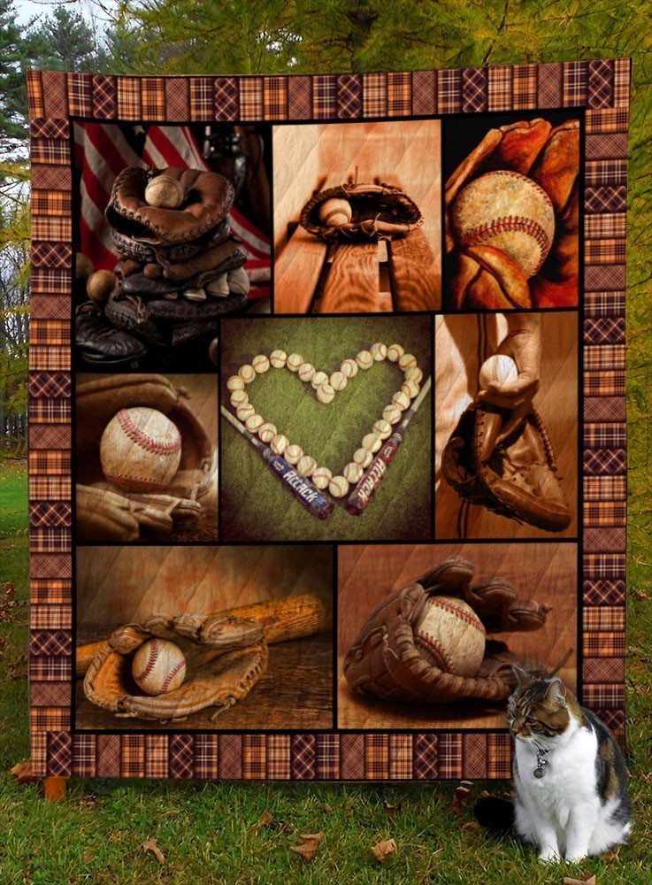 Baseball D8039 Quilt Blanket