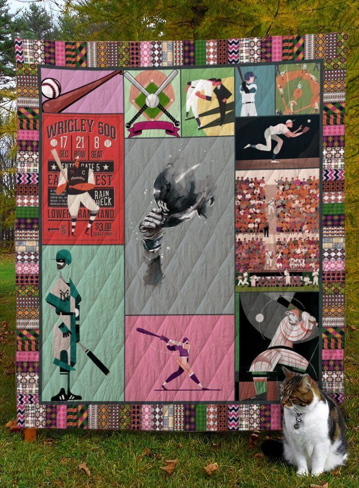 Baseball D8040 Quilt Blanket