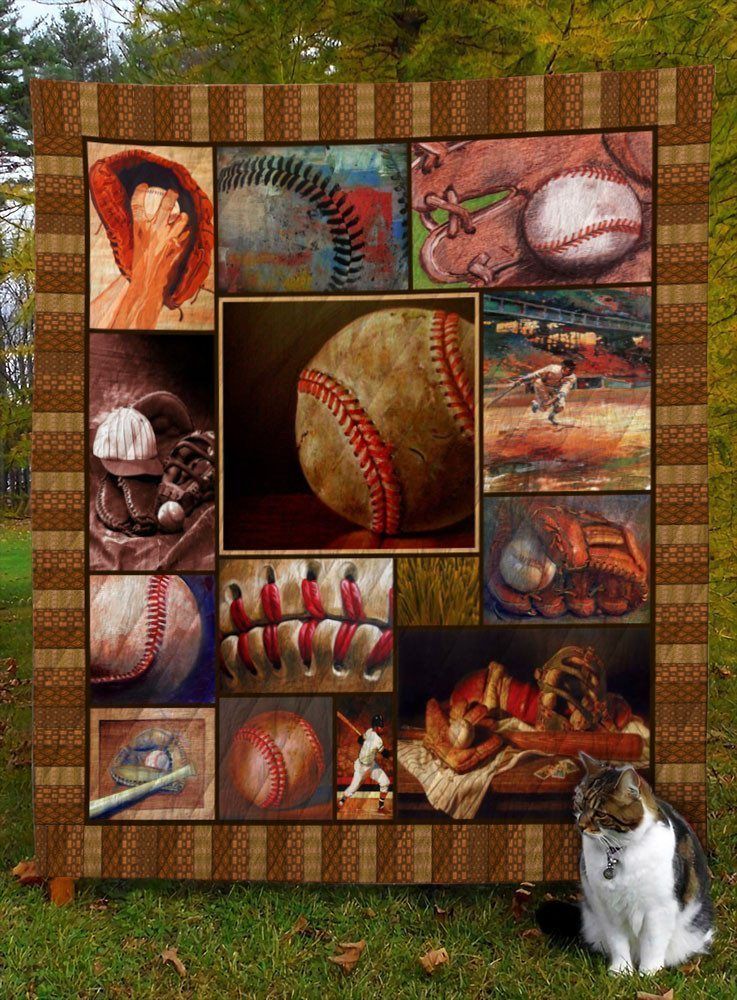 Baseball D8044 Quilt Blanket