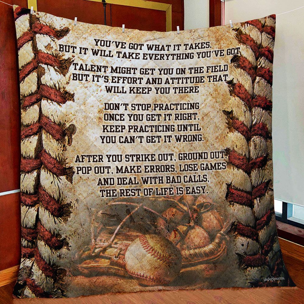 Baseball DAC1611104 Quilt Blanket