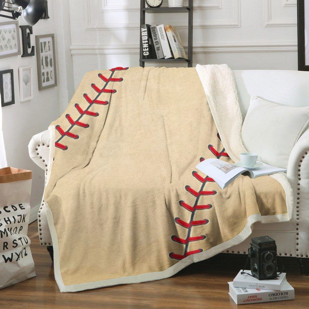 Baseball Sherpa Fleece