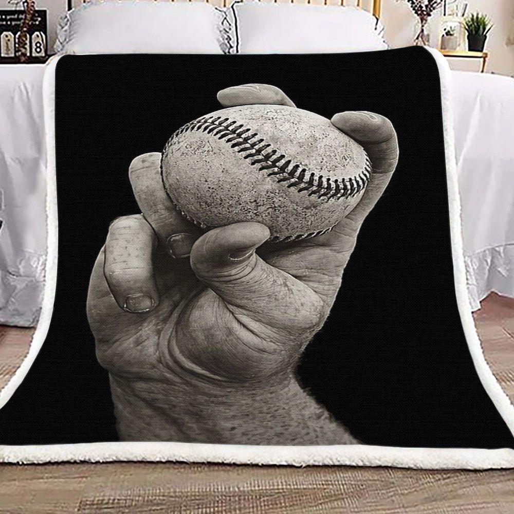 Baseball Sherpa Fleece Blanket