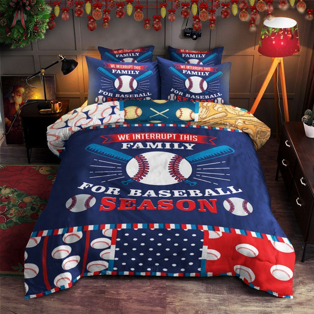 Baseball Family Bedding Set