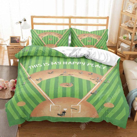 Baseball Field Bedding Set