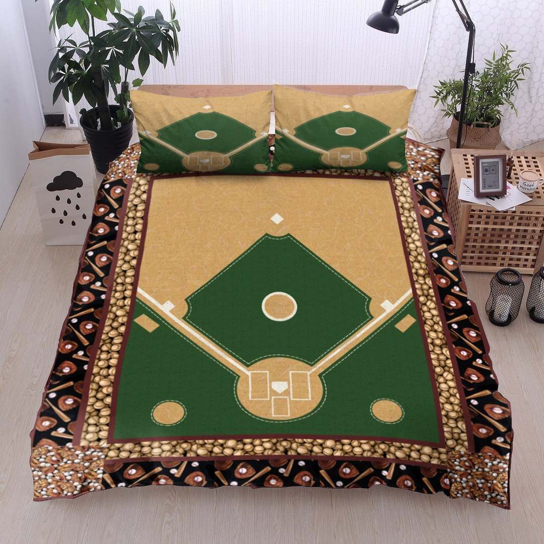Baseball Field Bedding Set