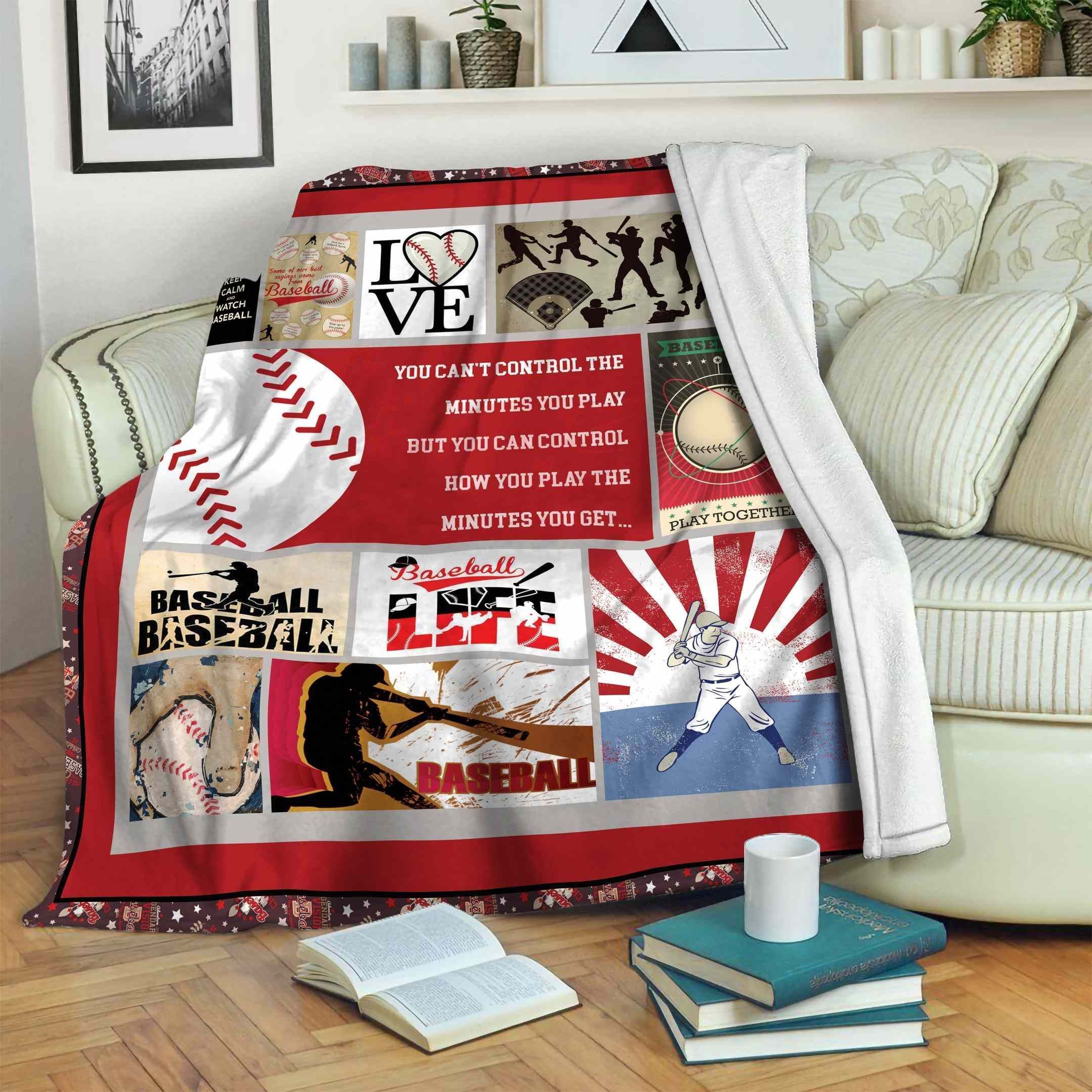 Baseball Fleece Blanket