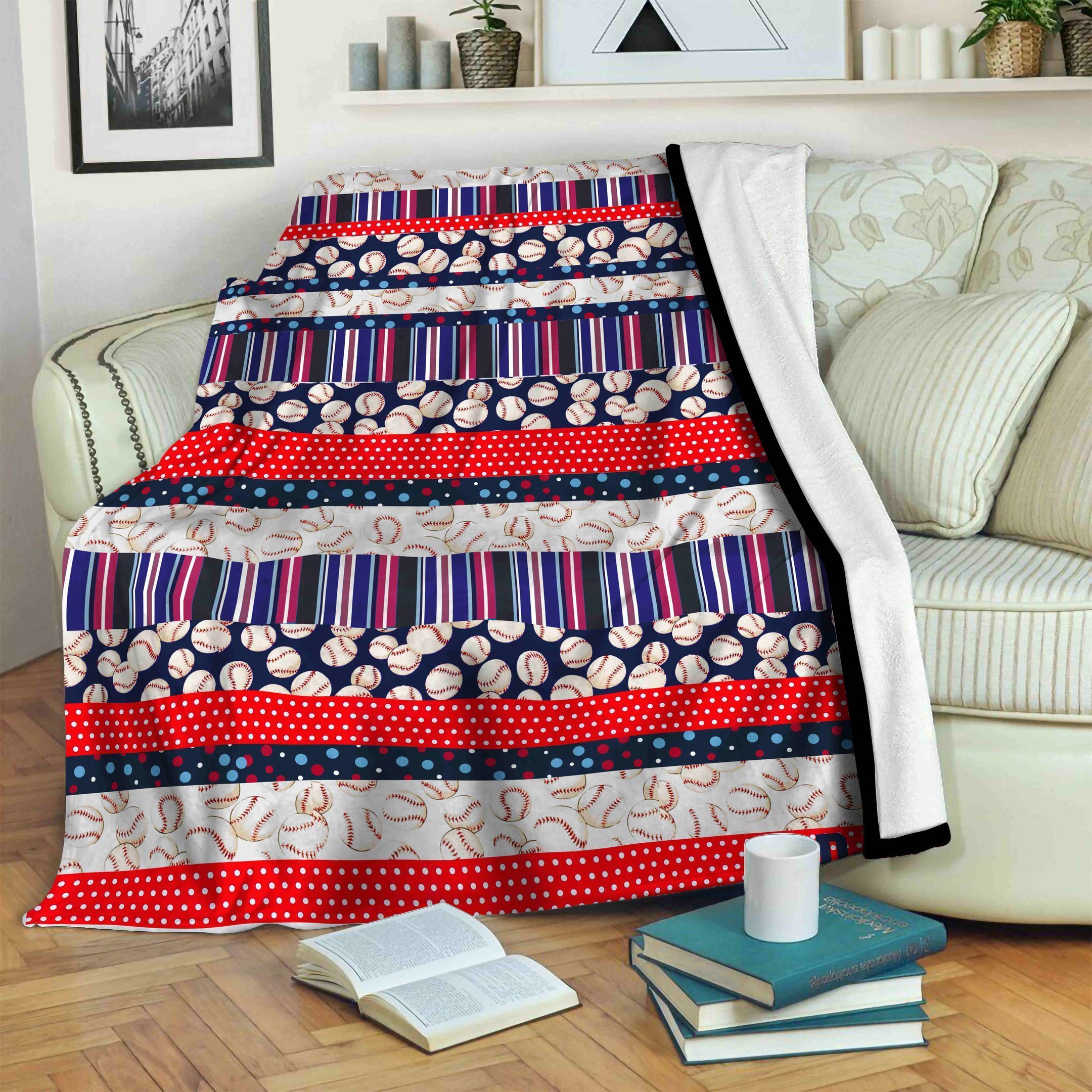 Baseball Fleece Blanket