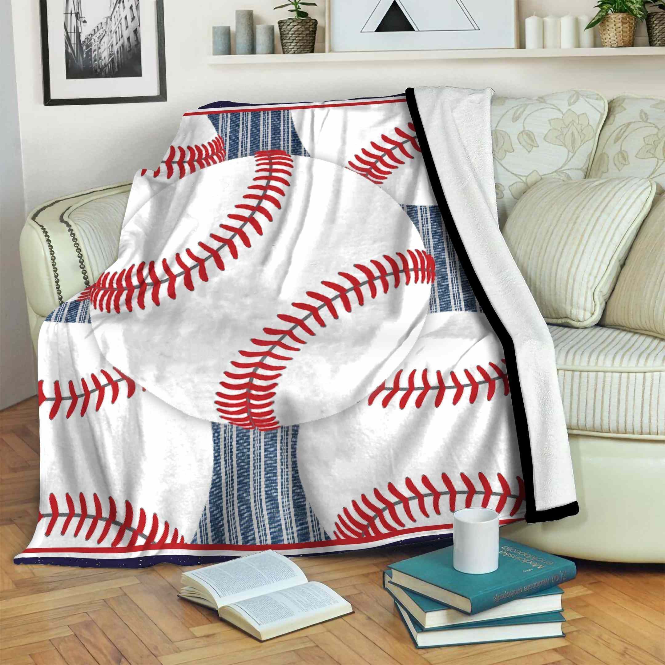 Baseball Fleece Blanket