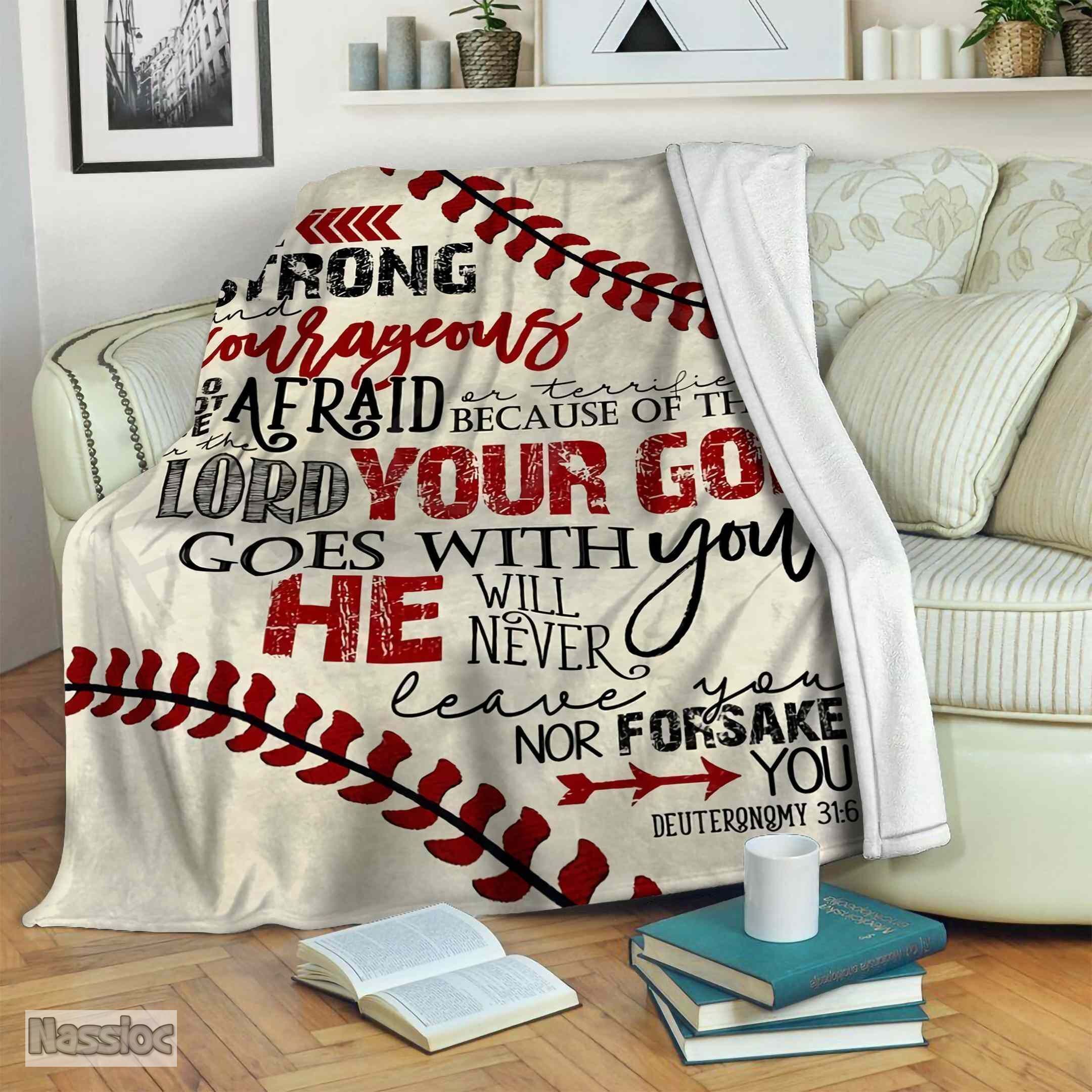 Baseball Fleece Blanket