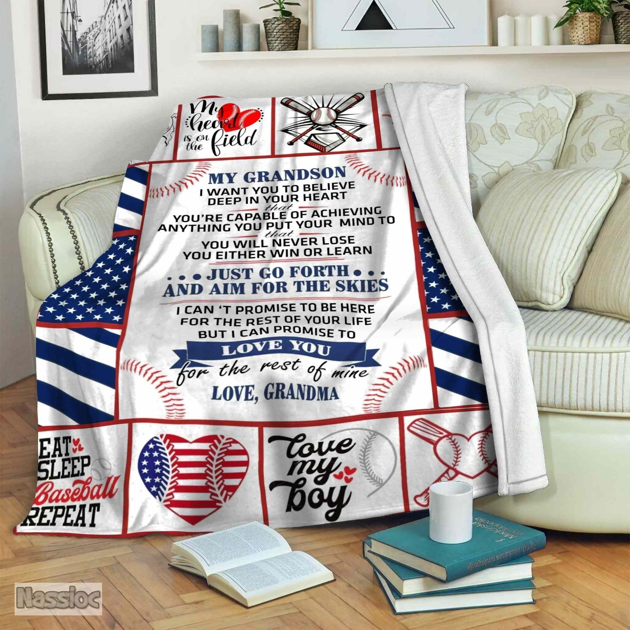 Baseball Fleece Blanket
