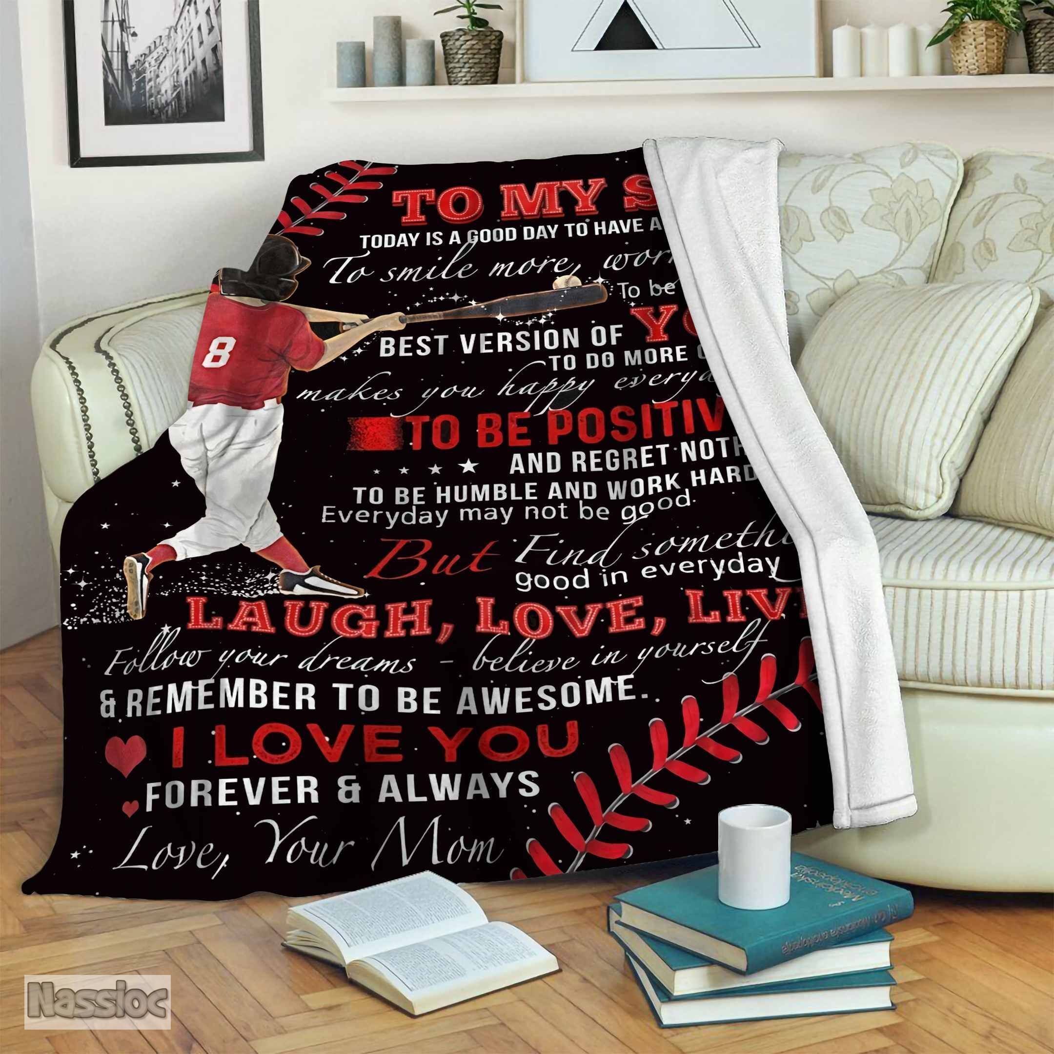 Baseball Fleece Blanket