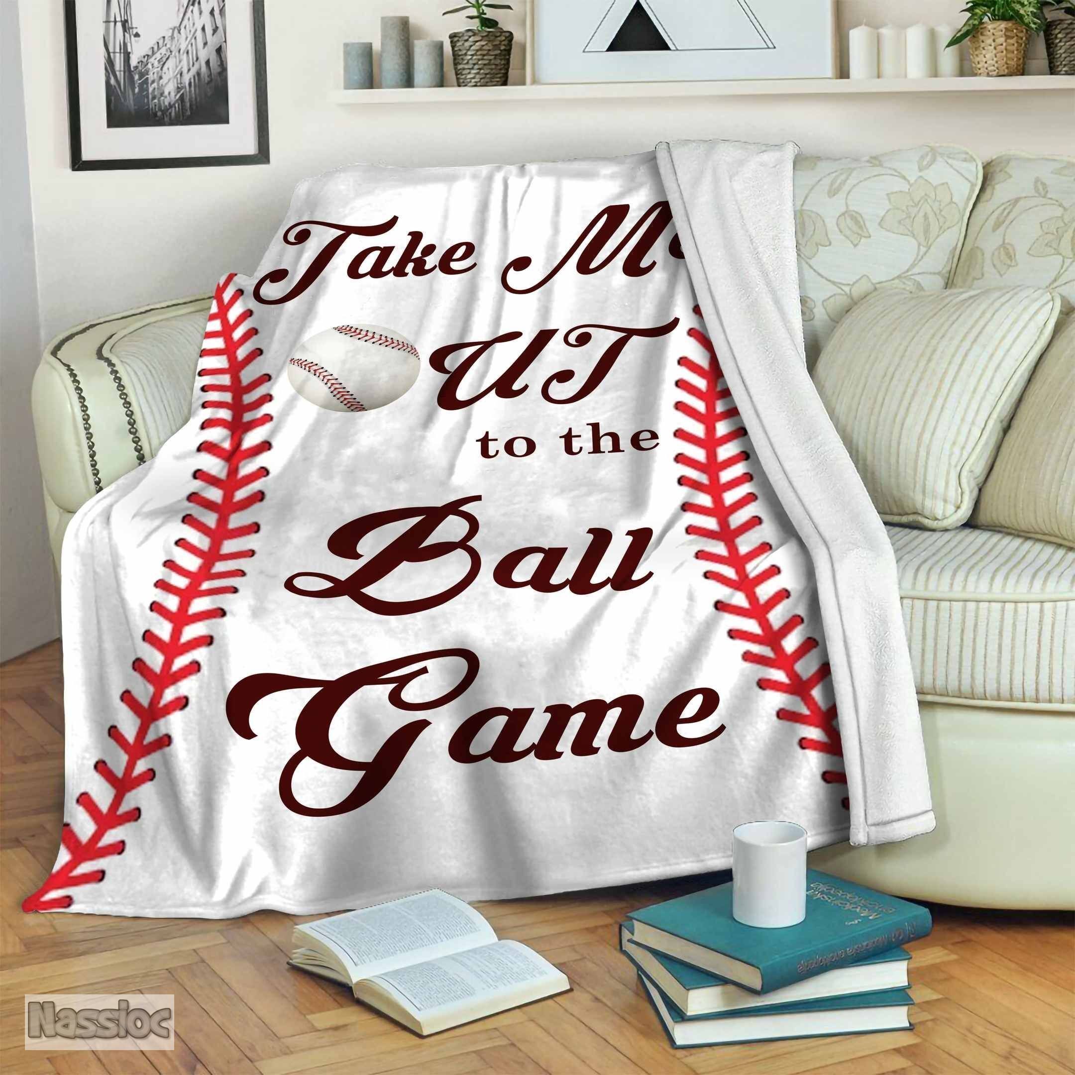 Baseball Fleece Blanket
