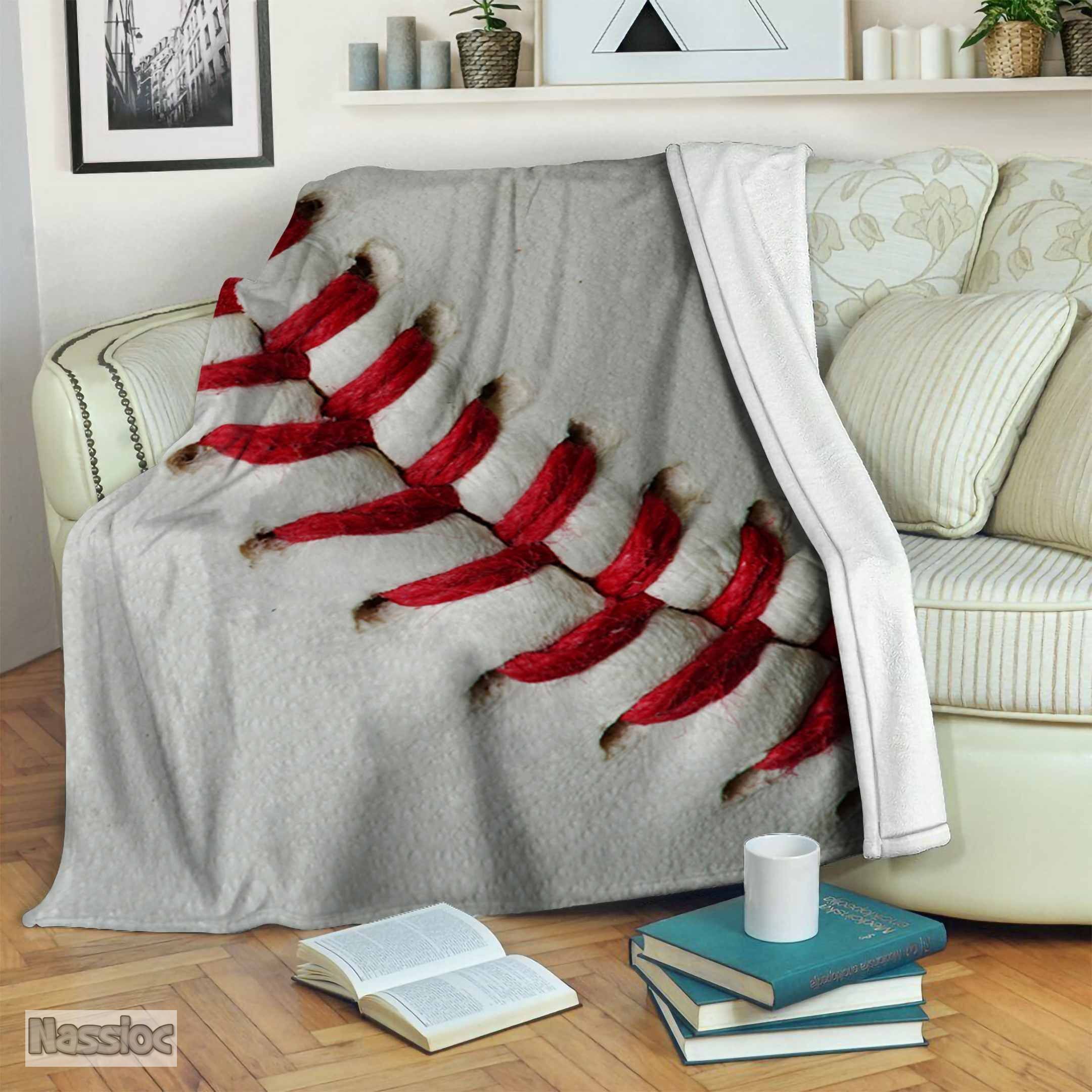 Baseball Fleece Blanket