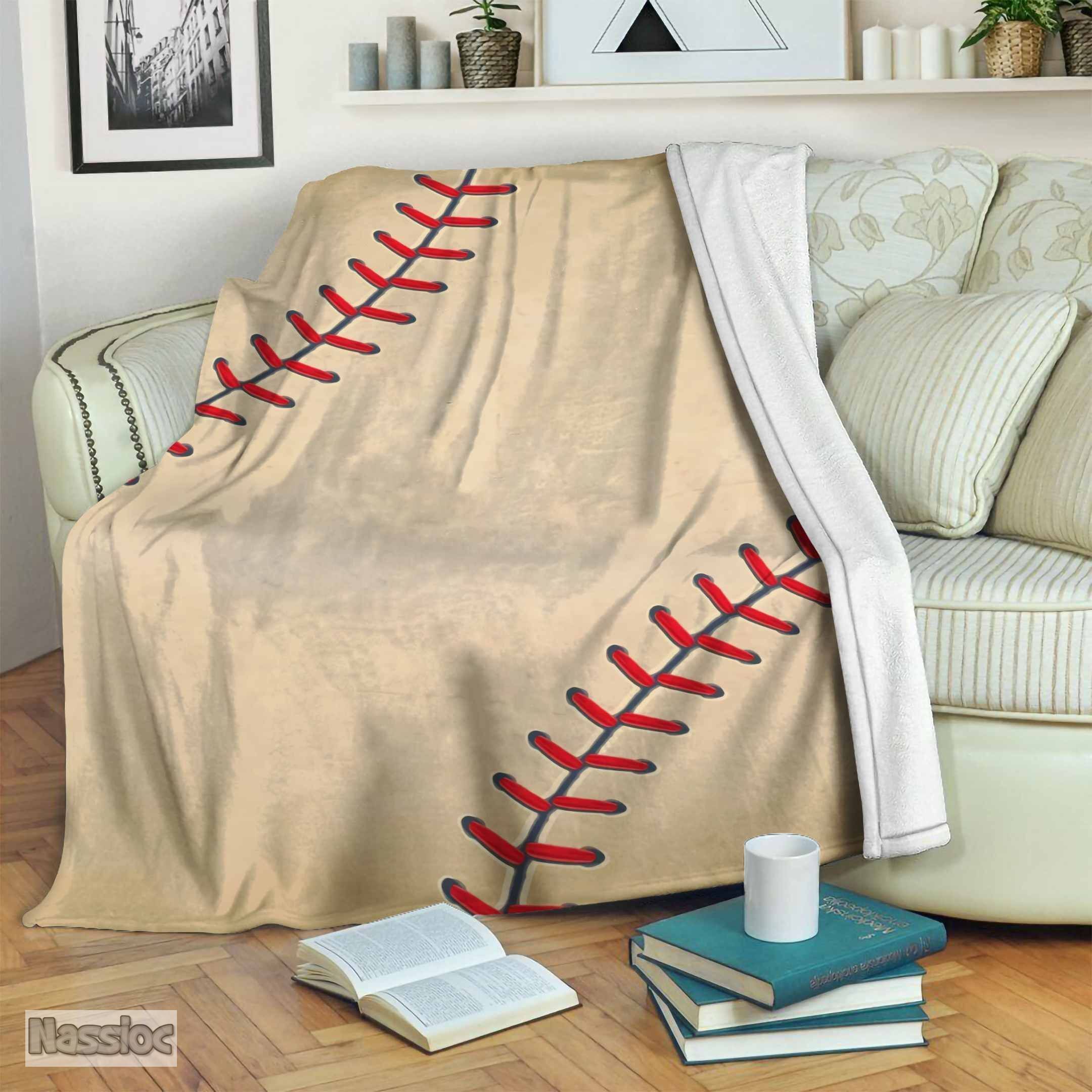 Baseball Fleece Blanket