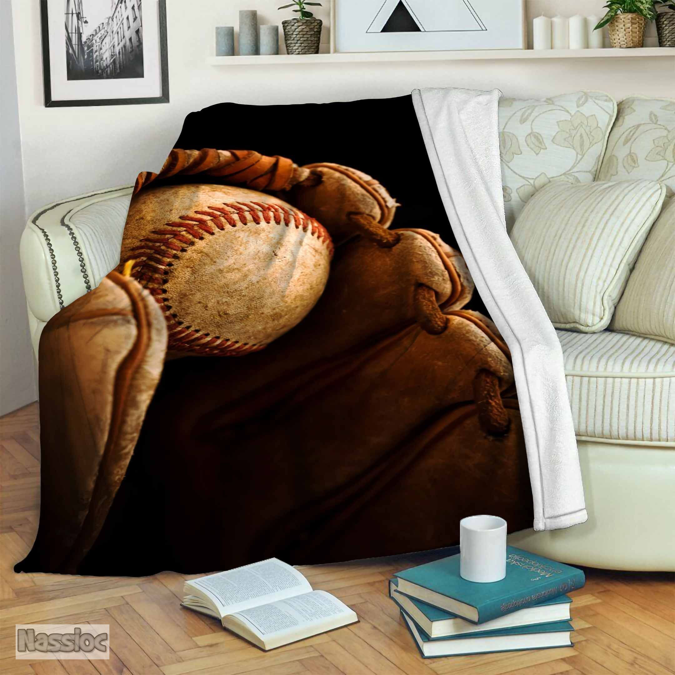 Baseball Fleece Blanket