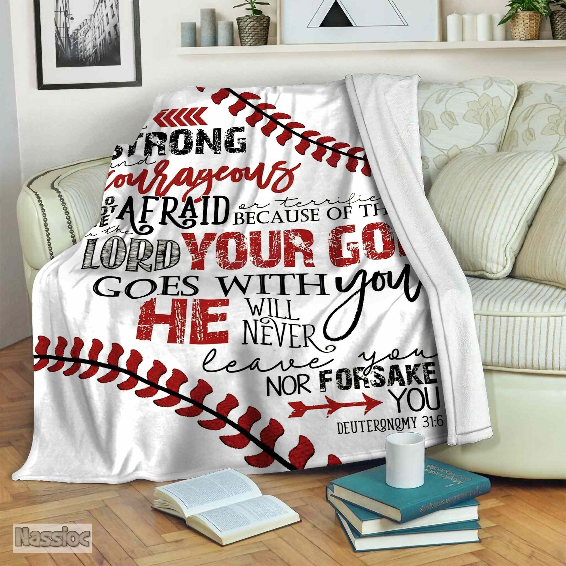 Baseball Fleece Blanket