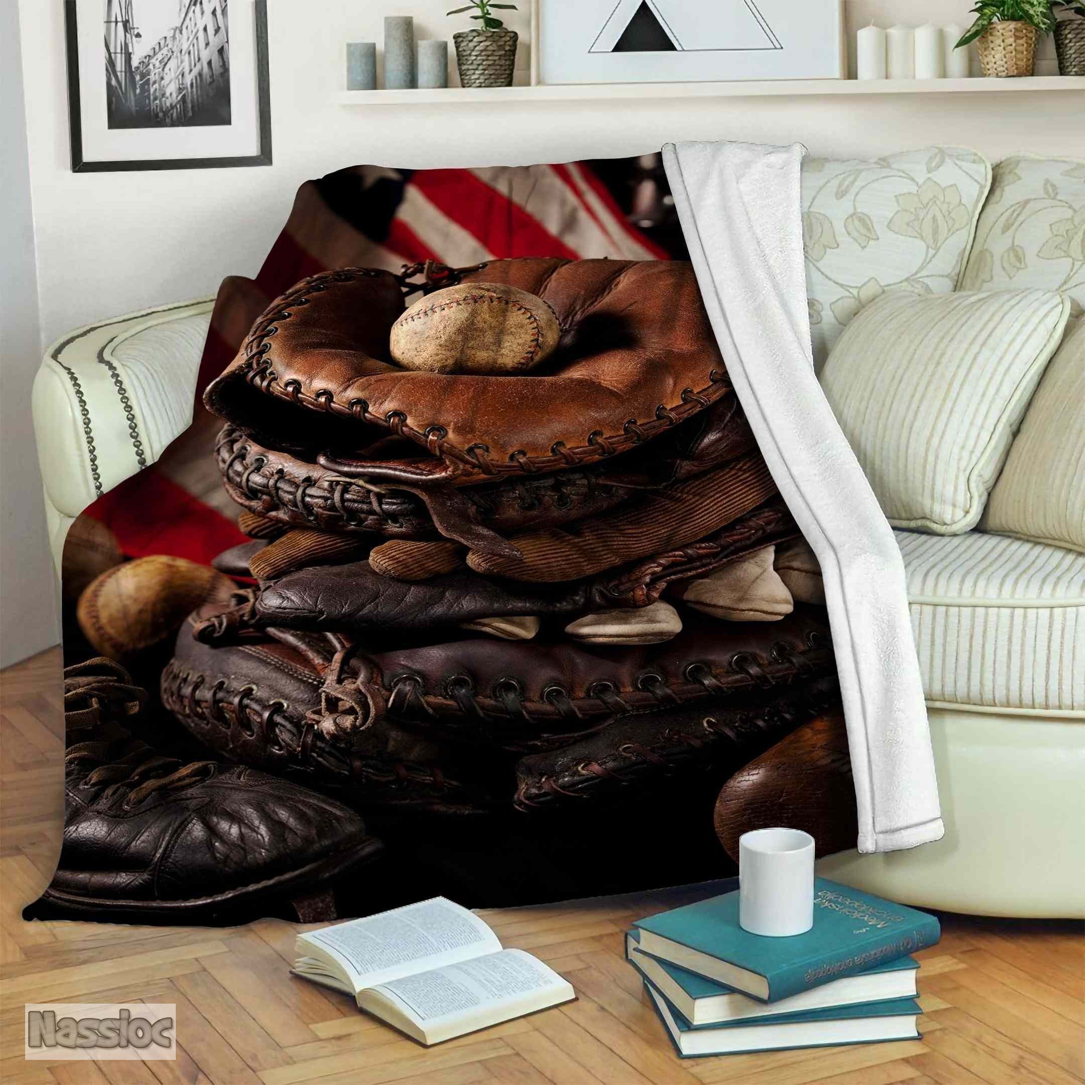 Baseball Fleece Blanket