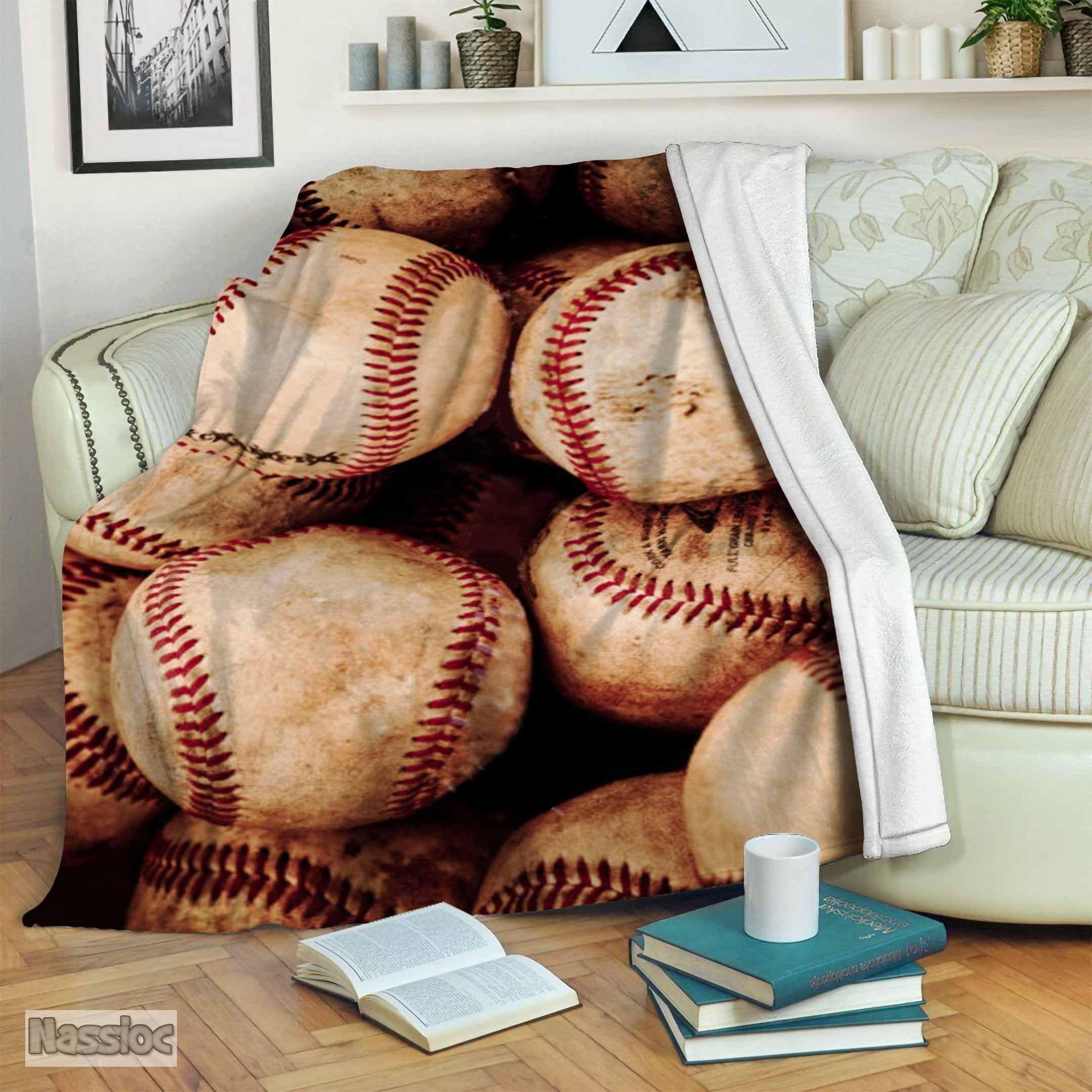 Baseball Fleece Blanket