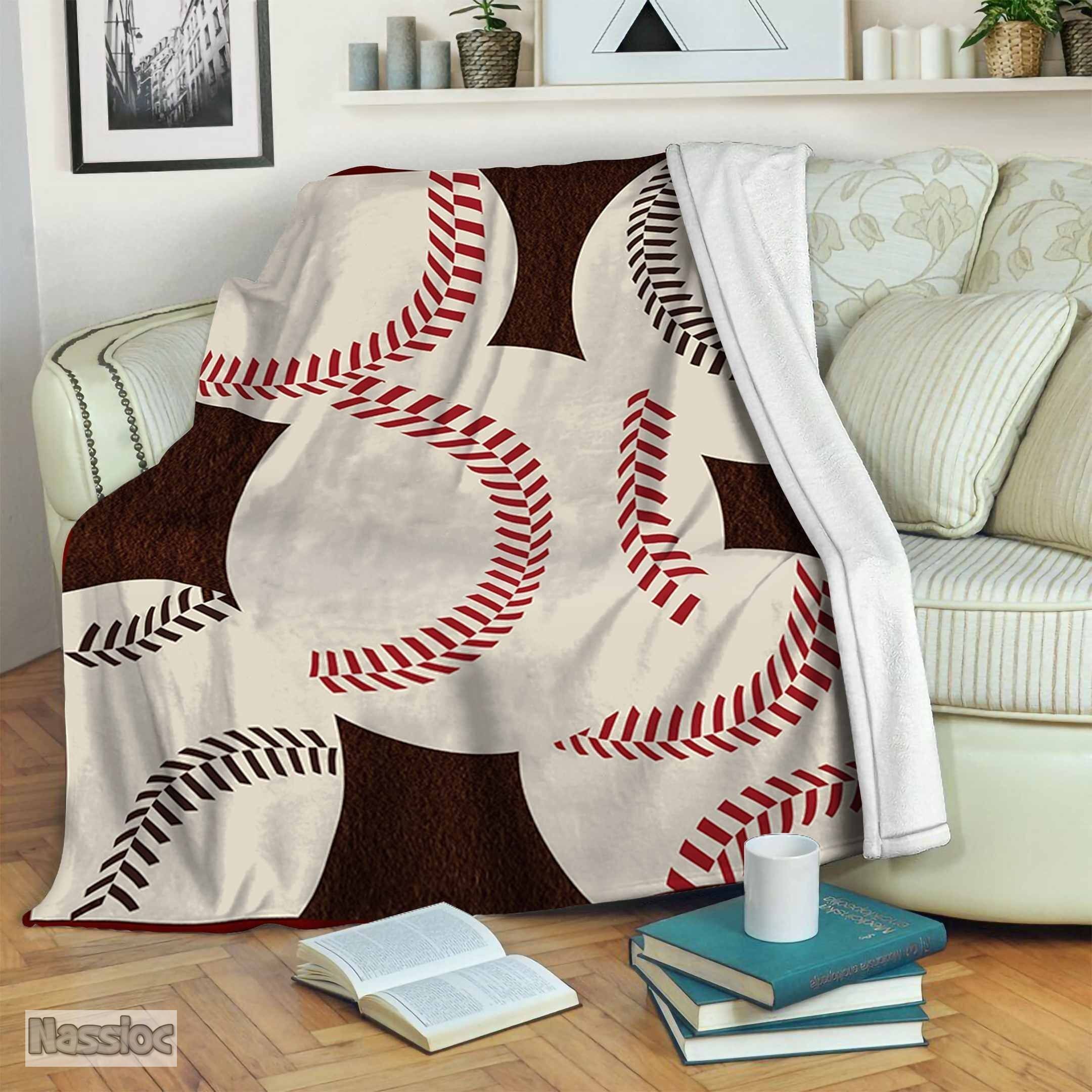 Baseball Fleece Blanket